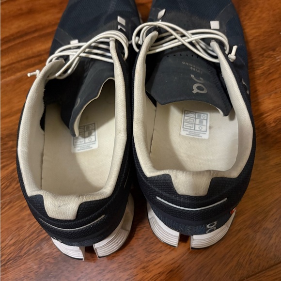 On Running Men's Dark Blue and White Athletic Shoes - Picture 4 of 7